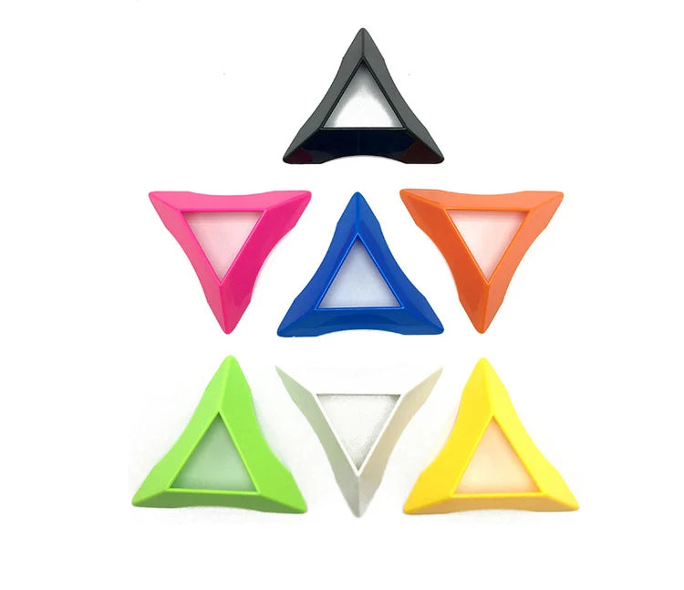 Lot de 10 supports de cube de couleur 2x2 3x3 4x4 de qualité supérieure, support de base de cube magique de vitesse en plastique, jouets d'apprentissage éducatifs