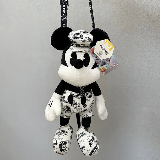 36cm Disney 100th Anniversary Mickey Minnie Plush Toys Cute Pillow Doll Homdecor Stuffed Dolls Cartoon Animals Plush Toy