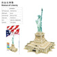 3D Three-dimensional Puzzle World Famous Architectural Puzzle Big Ben White House Children's Toy Classroom Hand Gift