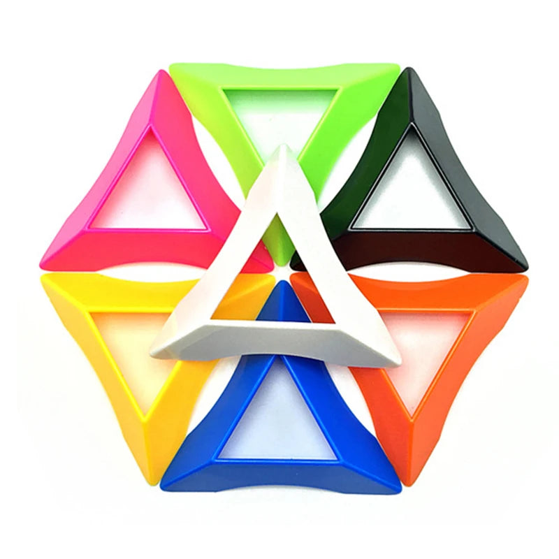 Lot de 10 supports de cube de couleur 2x2 3x3 4x4 de qualité supérieure, support de base de cube magique de vitesse en plastique, jouets d'apprentissage éducatifs