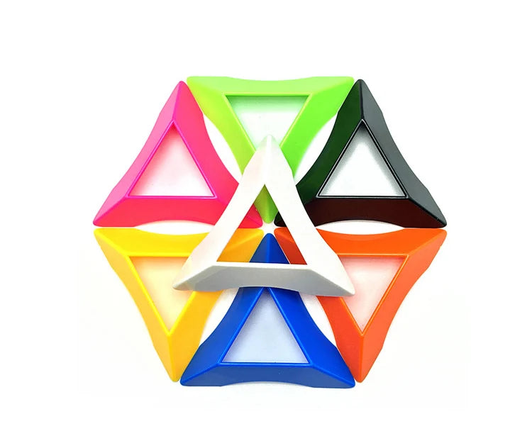 Lot de 10 supports de cube de couleur 2x2 3x3 4x4 de qualité supérieure, support de base de cube magique de vitesse en plastique, jouets d'apprentissage éducatifs