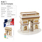 3D Three-dimensional Puzzle World Famous Architectural Puzzle Big Ben White House Children's Toy Classroom Hand Gift